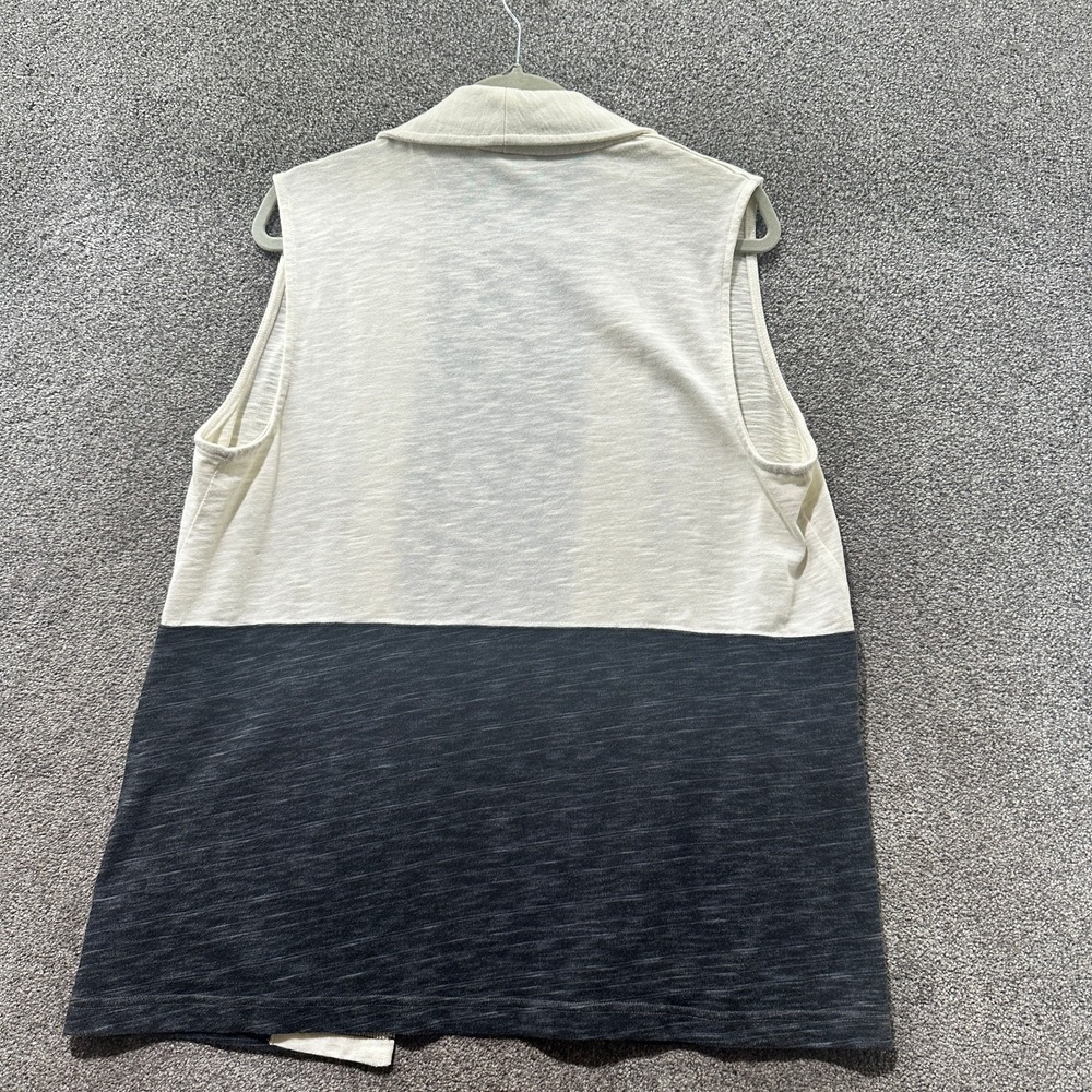 T by Talbots‎ Cardigan Sweater Women Large Petite Sleeveless Open Front - Picture 2 of 10